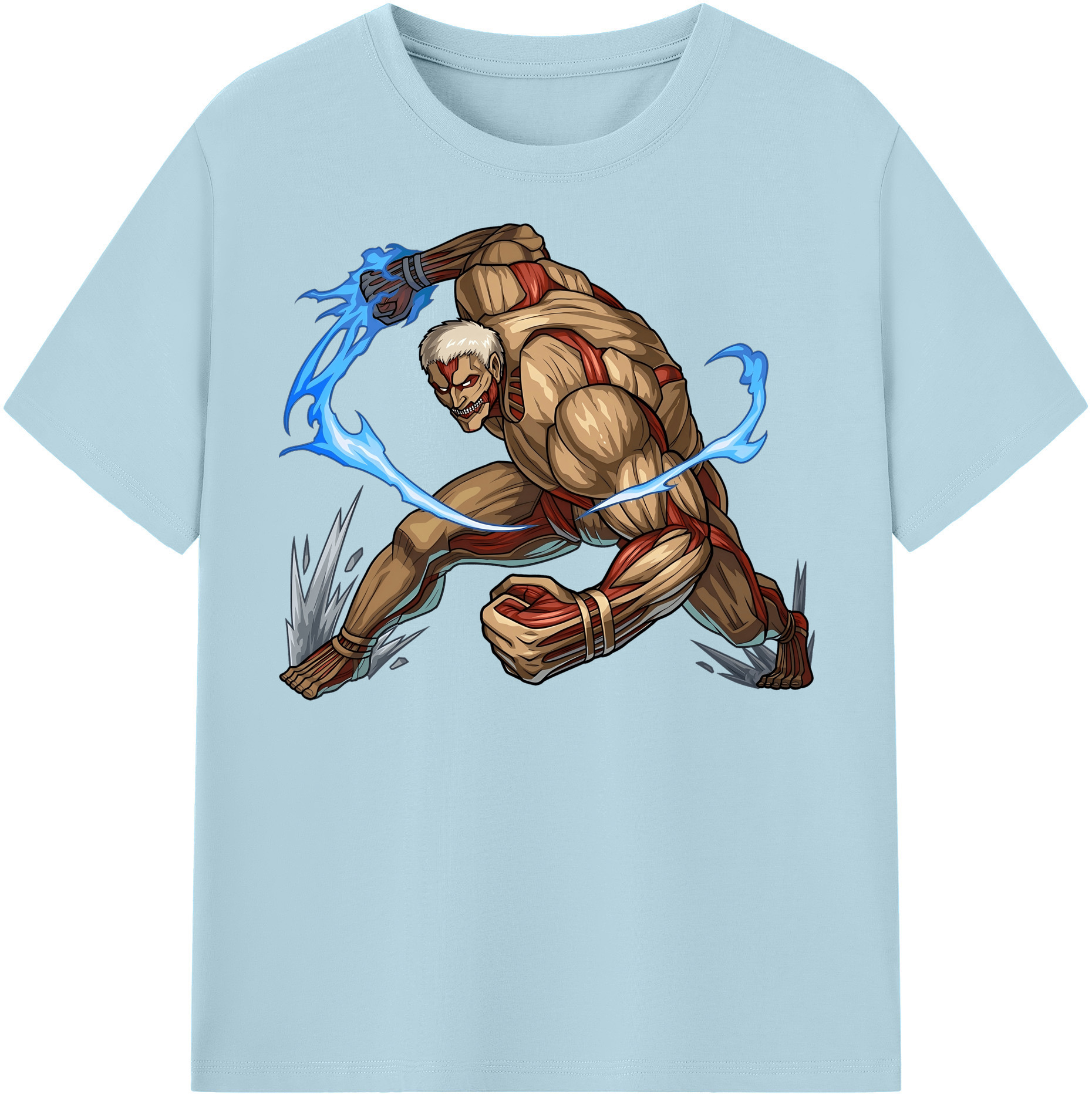 （画像用） 進撃の巨人 Attack on Titan 綿100％半袖Tシャツ（フロントプリント）